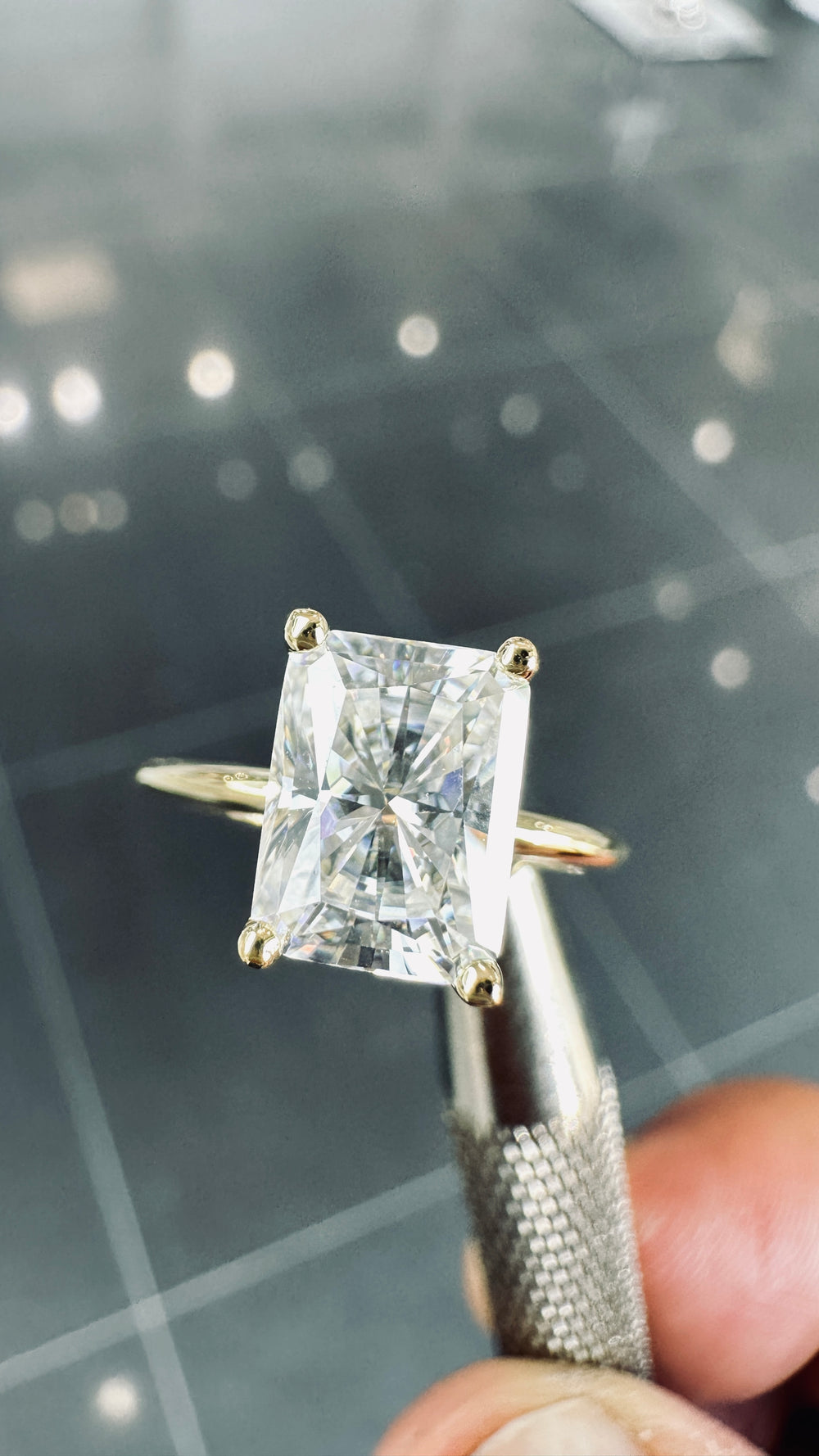 Solitaire Moissanite Ring