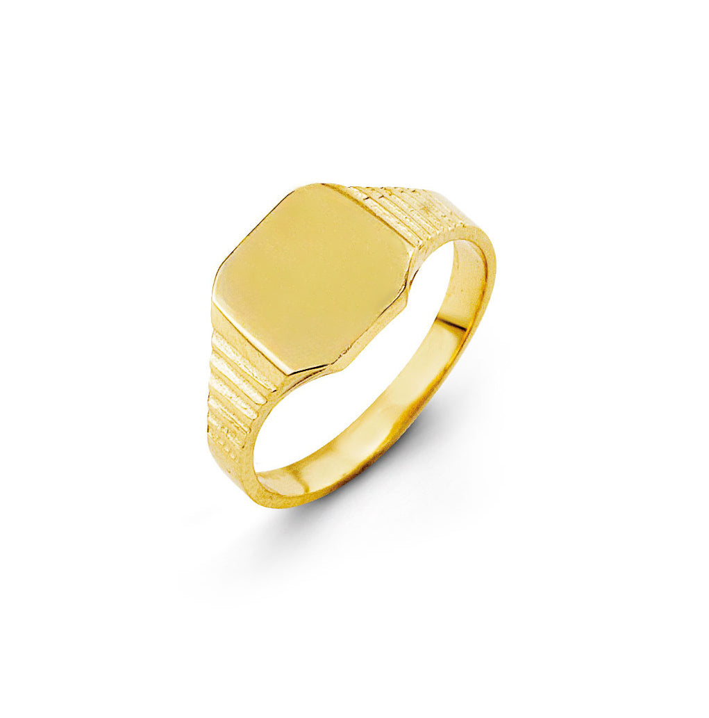 10K Gold Kids’ Ring – Minimalist Yellow Gold Design