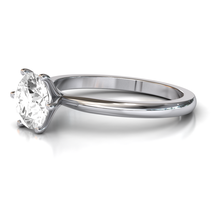 Classic Elegance: 6-Prong Round Solitaire Lab-Grown Diamond Ring (1.40 - 1.49) CT
