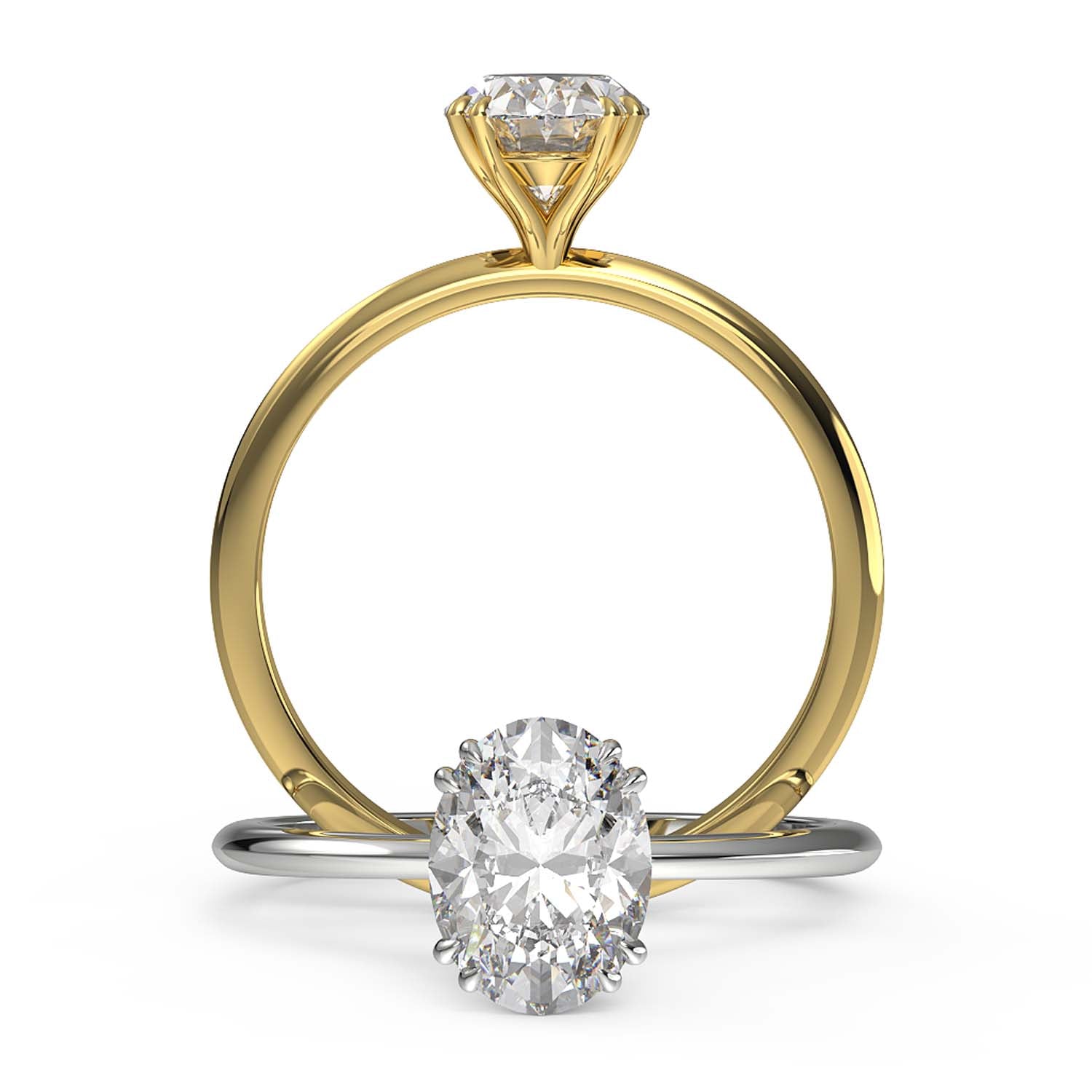 Oval Solitaire Engagement Ring