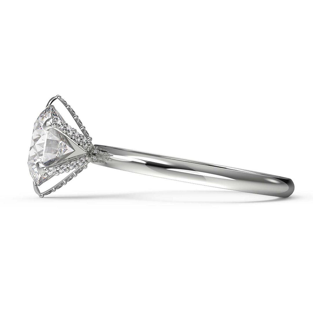  6 prong engagement ring