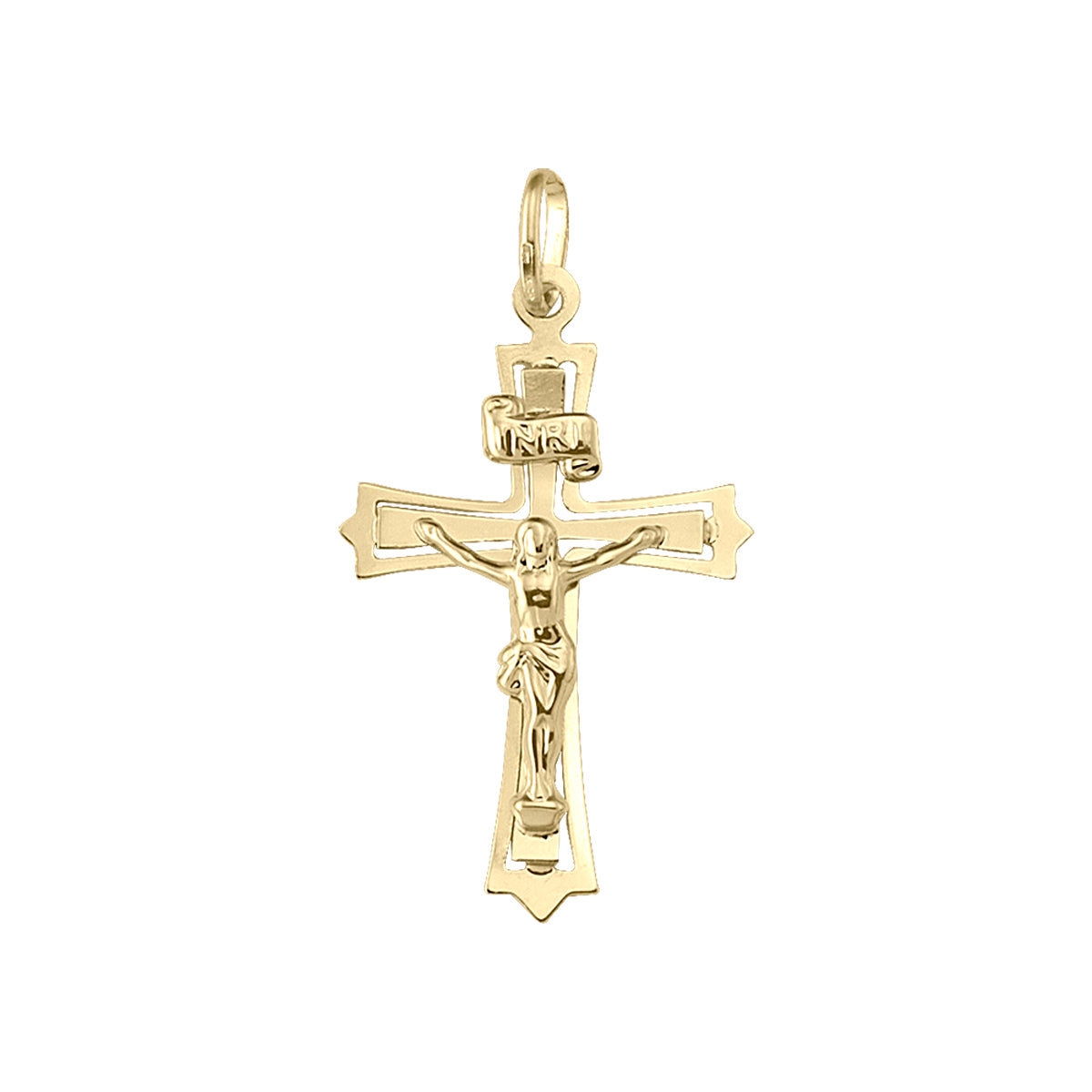 YELLOW GOLD CRUCIFIX