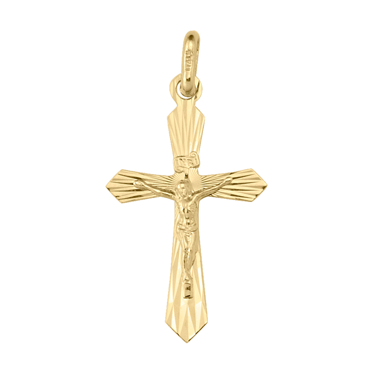 YELLOW GOLD CRUCIFIX