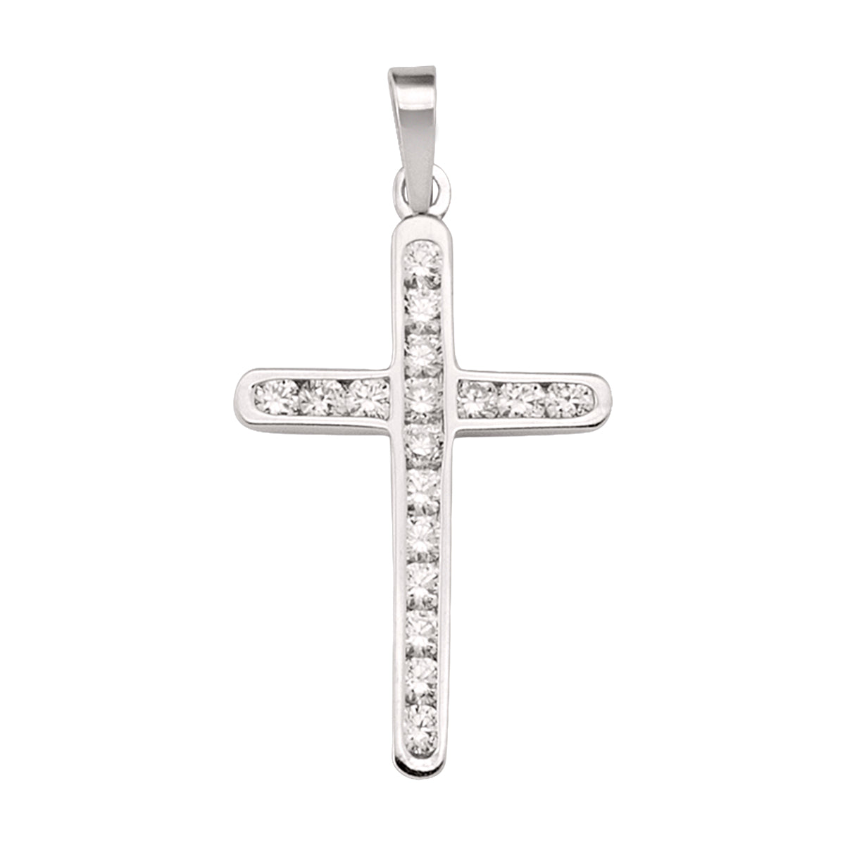 Gold Cross with Stones