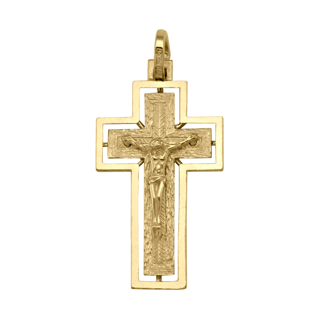 YELLOW GOLD CRUCIFIX