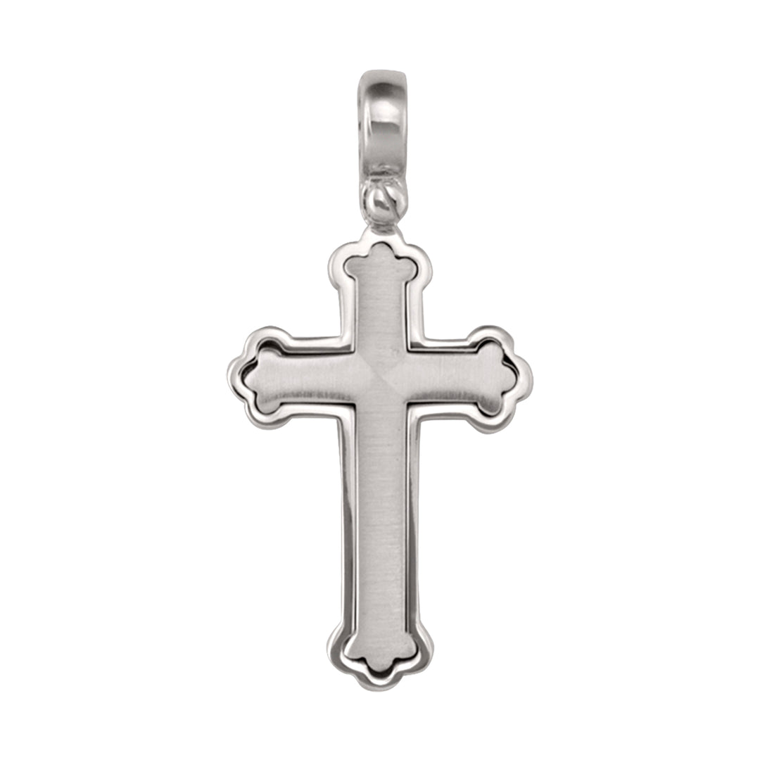 WHITE GOLD CROSS