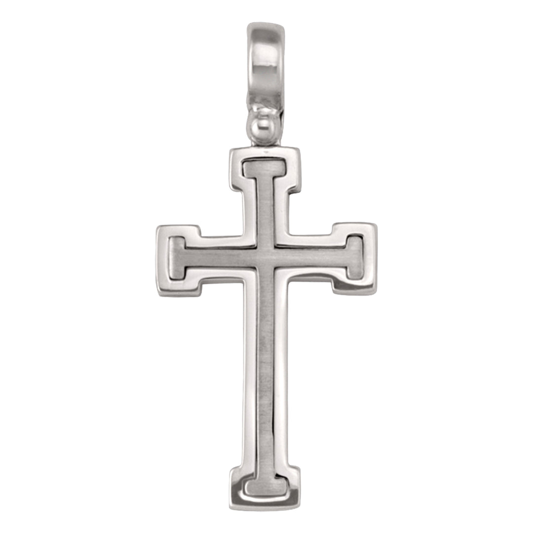 WHITE GOLD CROSS