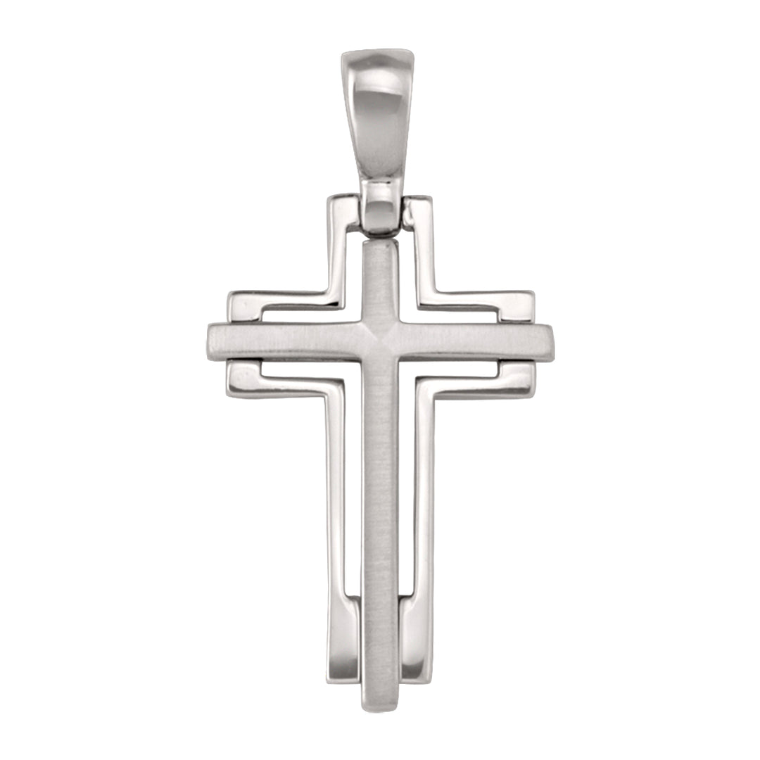 WHITE GOLD CROSS