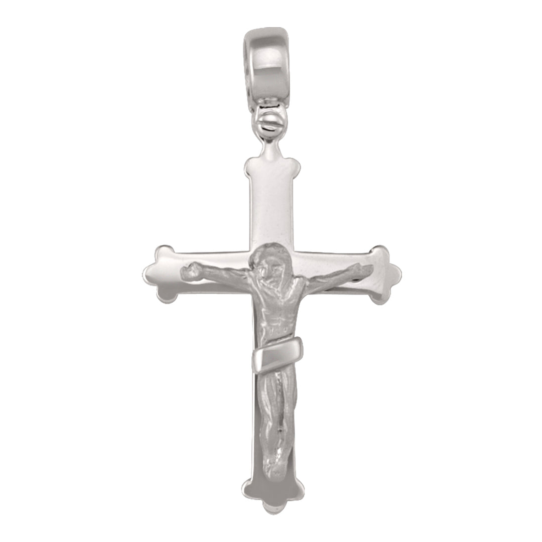 WHITE GOLD CRUCIFIX