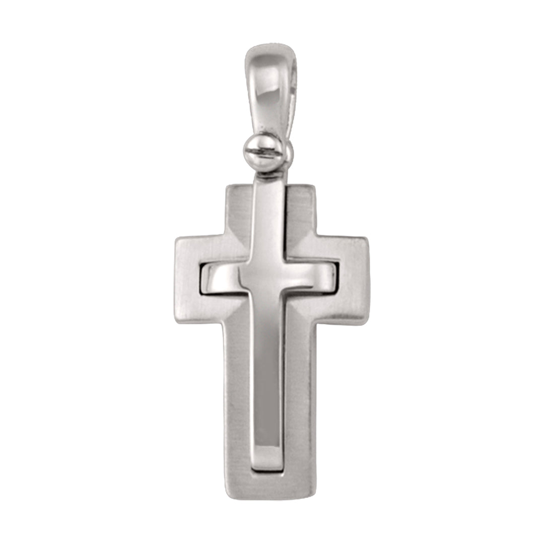 WHITE GOLD CROSS