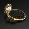 4.5 Carat Oval Lab-Grown Diamond Bezel Cathedral Ring - Classic Elegance Reimagined