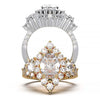 Majestic 1.30 CT Oval-Cut Lab-Grown Diamond Engagement Ring Encircled by a Sparkling Halo and Adorned with an Under-gallery of Pave Diamonds in a Yellow Gold Setting