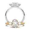 1 Carat Oval Lab-Grown Diamond Three-Stone Ring
