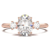 1 Carat Oval Lab-Grown Diamond Three-Stone Ring