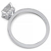 Princess Cut Lab-Grown Diamond Ring with Hidden Halo