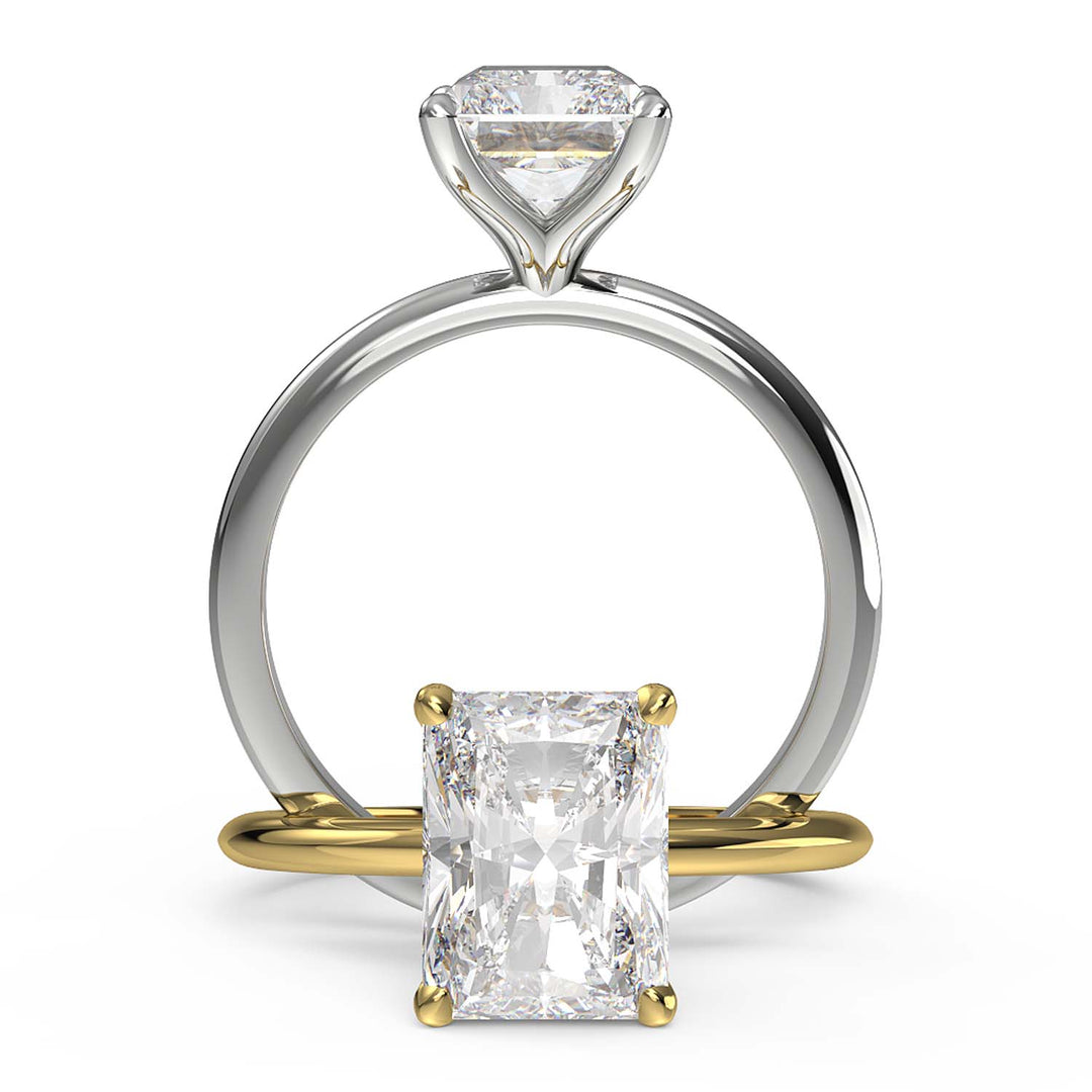 Solitaire Moissanite Ring