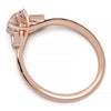 Elegant 1.3 Carat Round Lab Grown Diamond Three Stone Engagement Ring