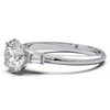 Elegant 1.3 Carat Round Lab Grown Diamond Three Stone Engagement Ring