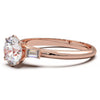 Elegant 1.3 Carat Round Lab Grown Diamond Three Stone Engagement Ring