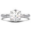 Elegant 1.3 Carat Round Lab Grown Diamond Three Stone Engagement Ring
