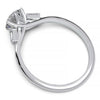 Elegant 1.3 Carat Round Lab Grown Diamond Three Stone Engagement Ring