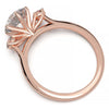 Elegant Three-Stone Engagement Ring with 1.5 Carat Center Stone