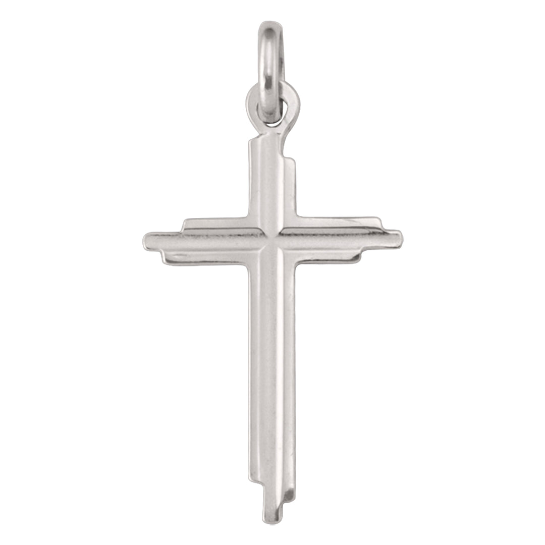 WHITE GOLD CROSS