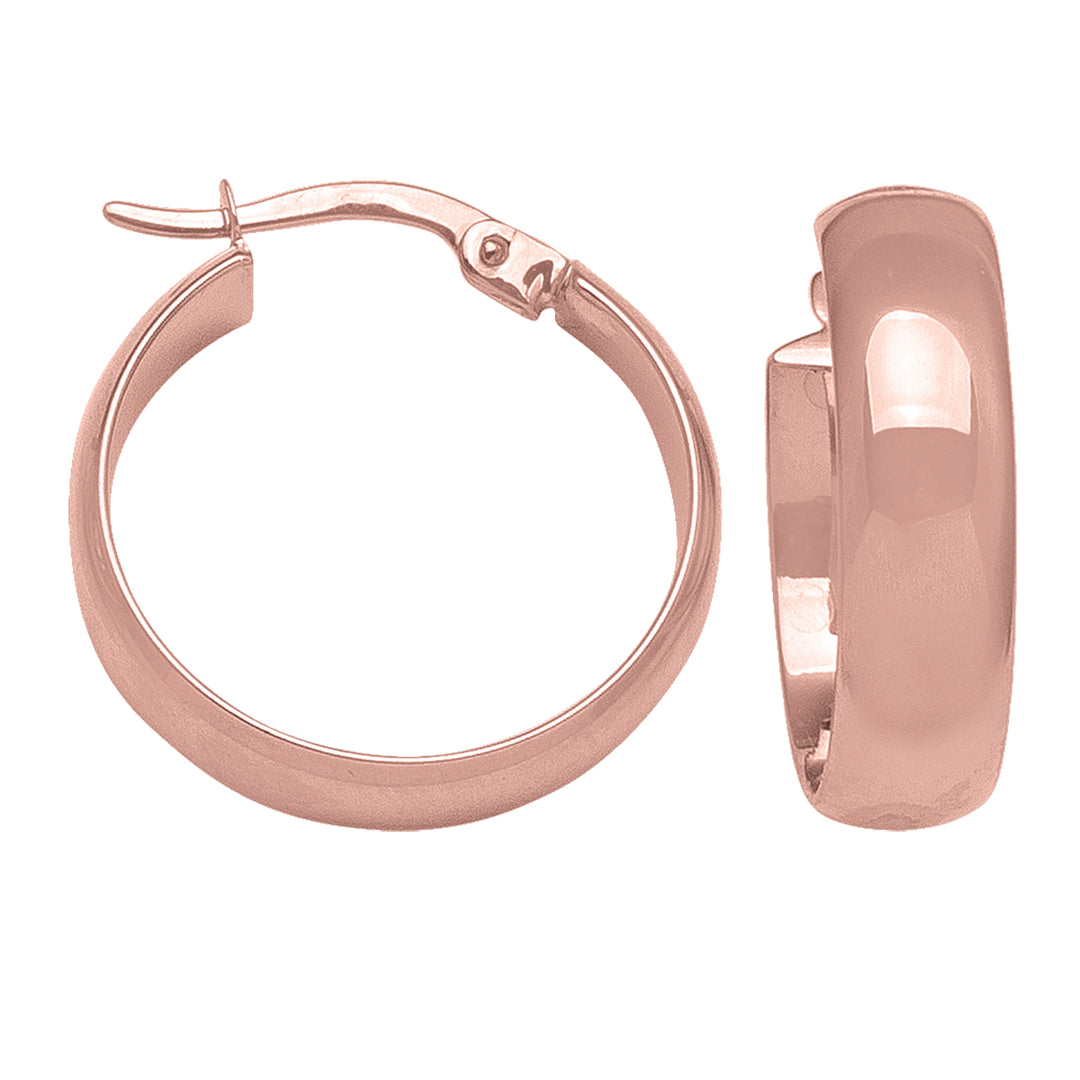 Rose Gold Hoop Earring