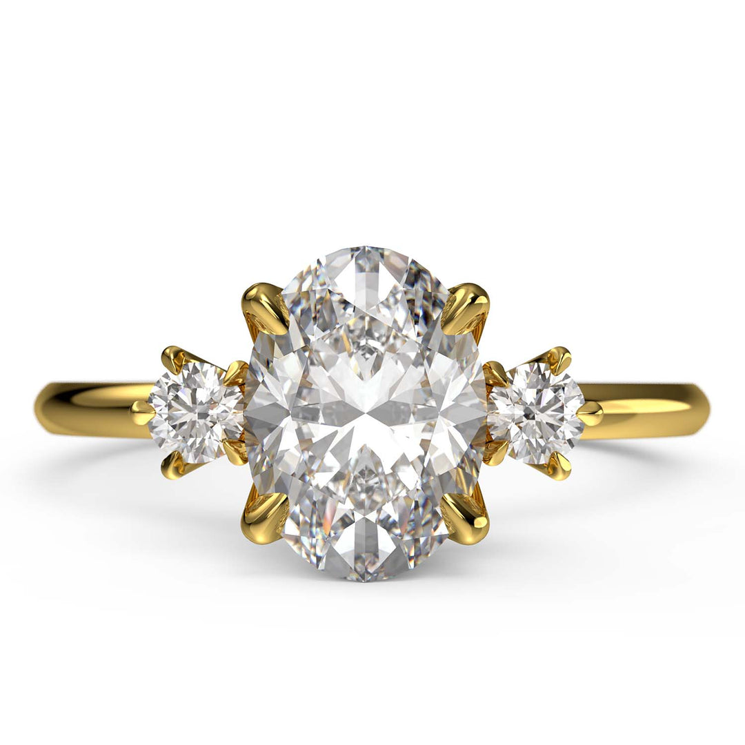 Three Stone Engagement Ring