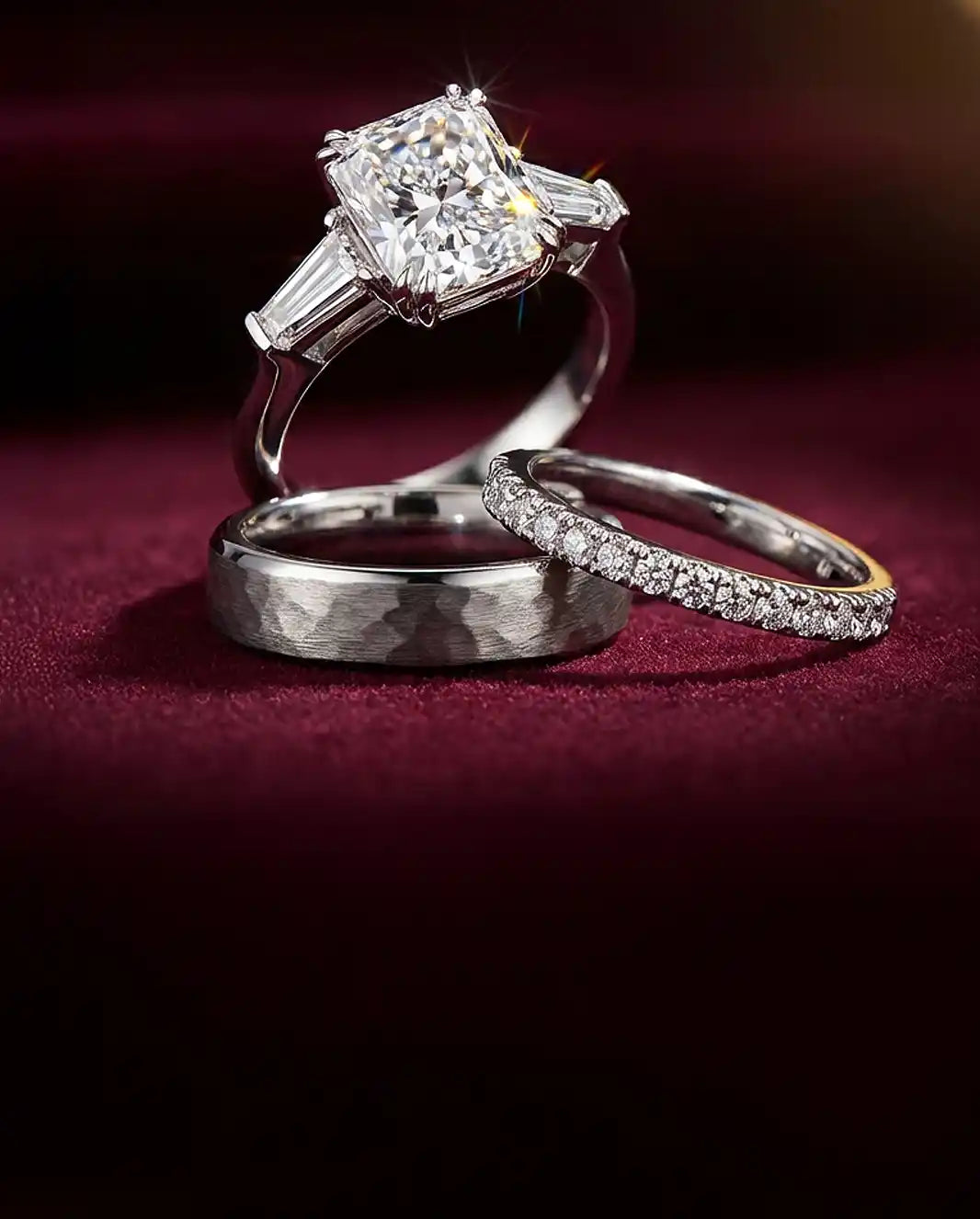 Engagement ring and wedding bands holiday sale - 30% off at Rudix Jewellery