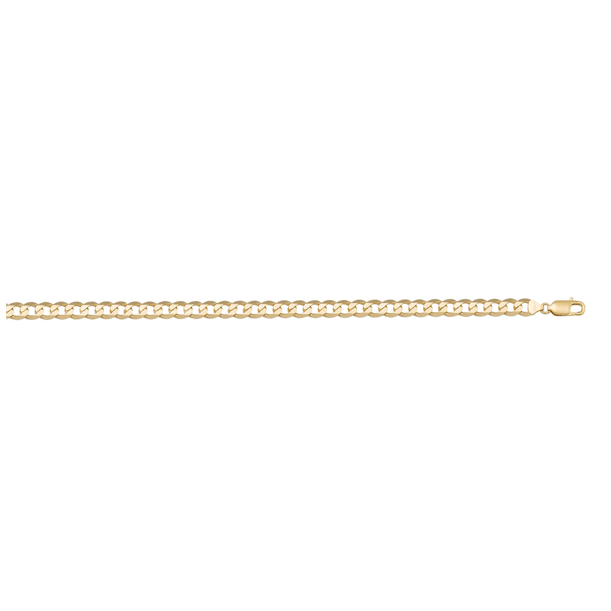 10K / 14K / 18K Yellow Gold Open Link Necklace 3mm - an icon of beauty