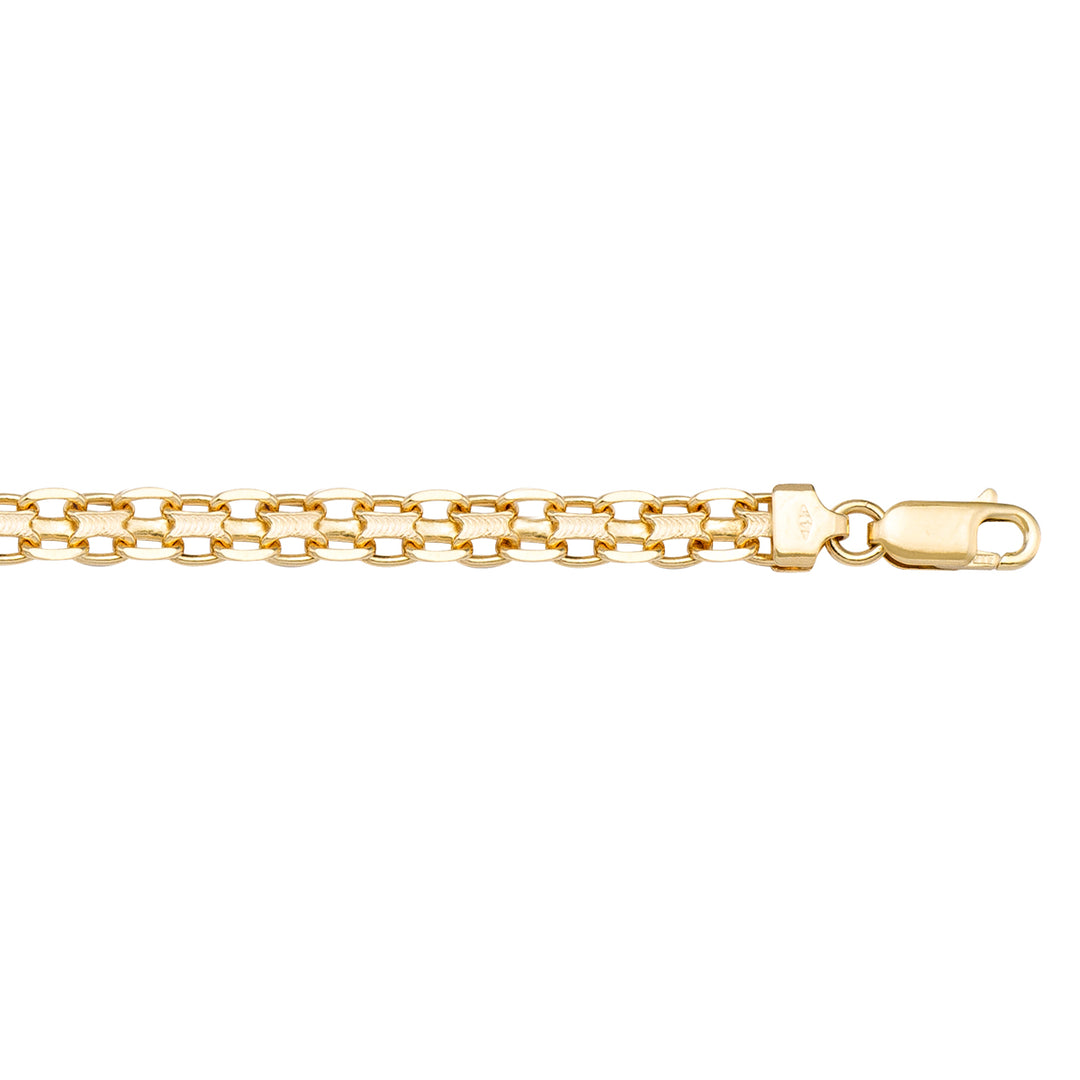 14K / 18K Yellow Gold Bismark Necklace 3.7mm - an everyday treasure