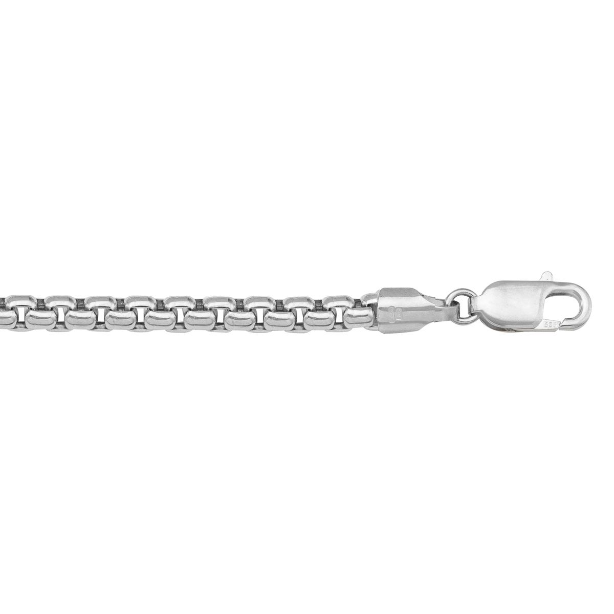 14K / 18K Yellow Gold Hollow Box Necklace 3.6mm - Hollow - a shimmering statement