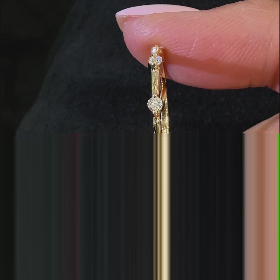Elegant Lab-Grown Diamond Station Wedding Band
